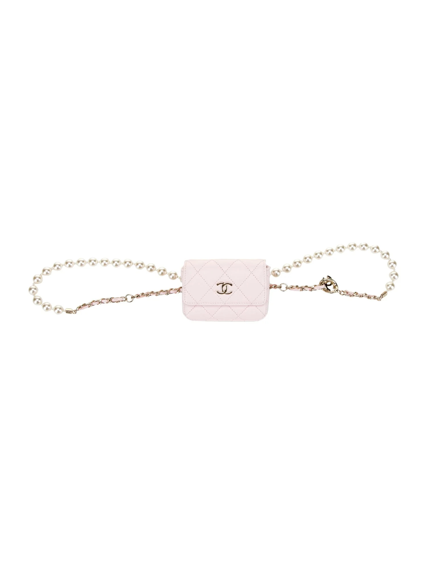 Chanel Quilted Pearl Waist Bag - Pink Waist Bags, Handbags - CHA1181824 | The RealReal | The RealReal