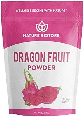 Pink Pitaya Powder, 8 Ounces, Non GMO, Gluten Free, Vegan, Packaged Locally in California | Amazon (US)