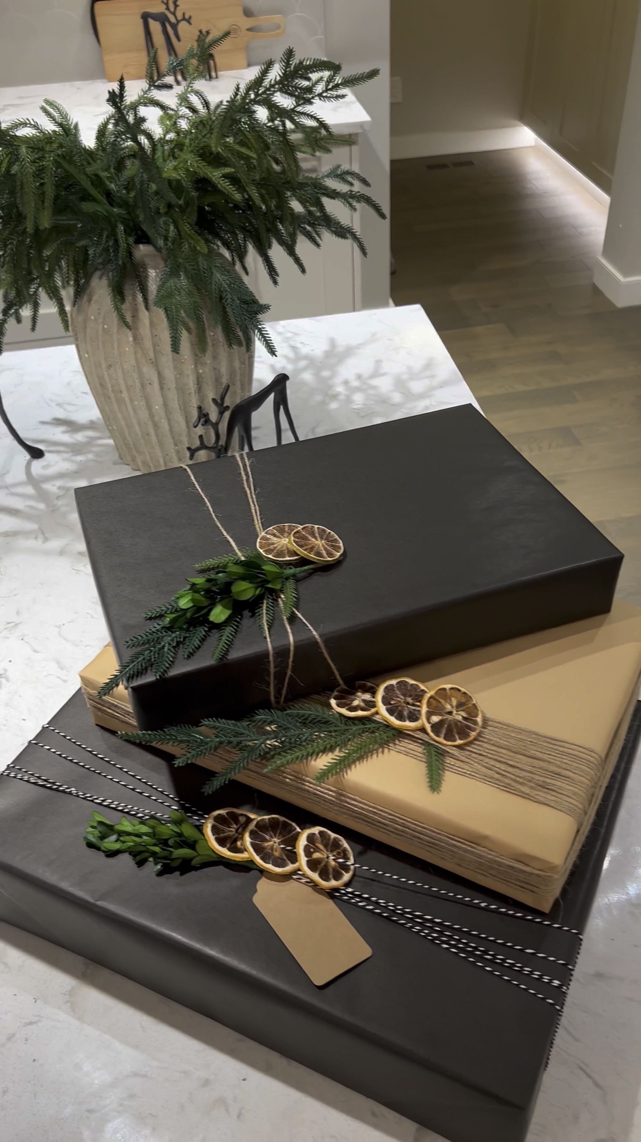 😩
Finally a way to wrap presents without wrapping paper curling back up and tape rolling all over this place! 😆🎉 …plus with the wrapping paper cutter, you can now cut straight lines with a simple glide … no need for scissors which means no more wrist and hand fatigue! 🥳

The wrapping paper clamps can be used on your table or countertop…you can attach your tape to both sides… so no more precut tape strips! 🎉#LTKVideo

#LTKStyleTip