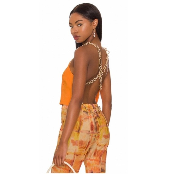 Cult Gaia Joey Top in Apricot New Size Large | Poshmark