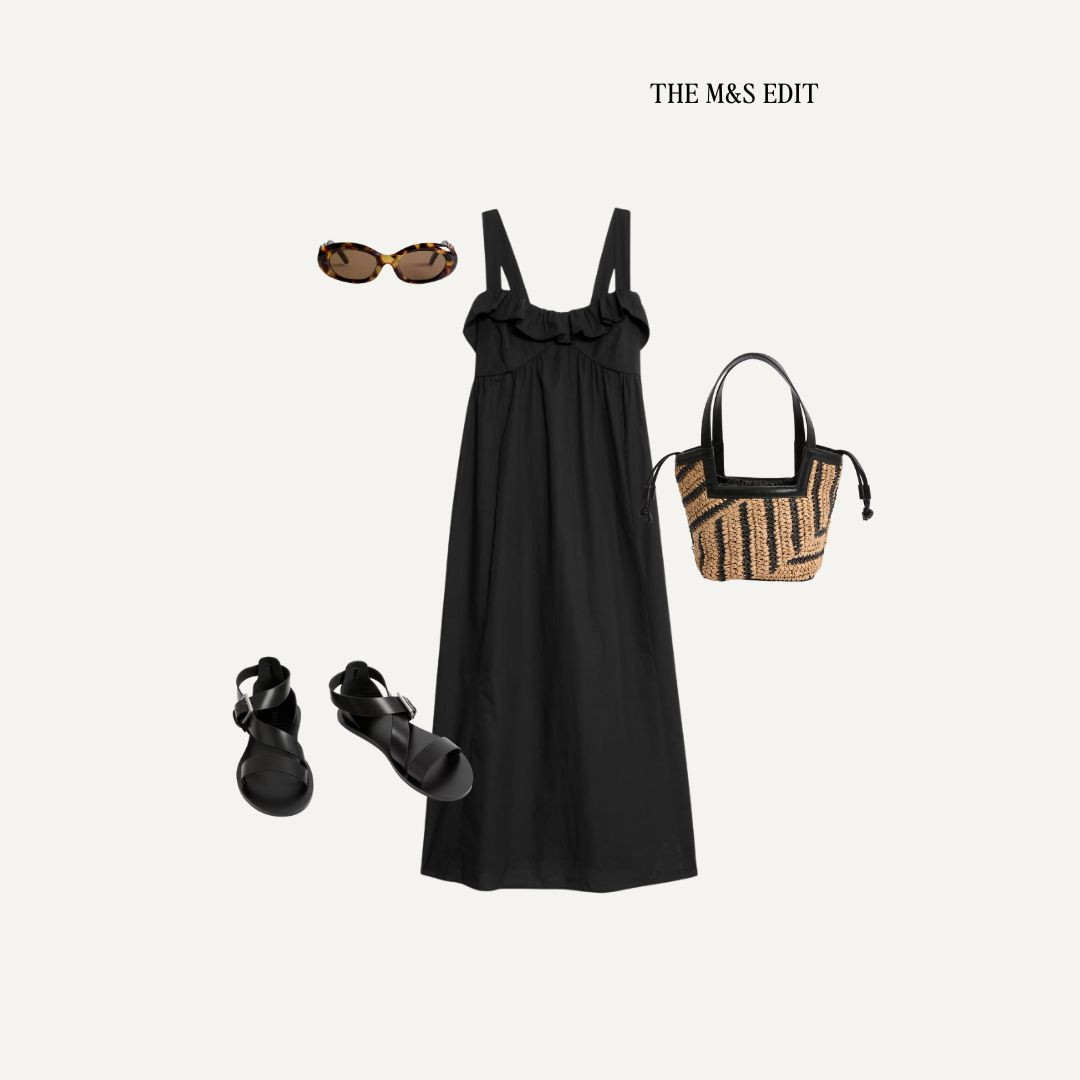 The M&S Edit: The staple black midi dress 

 #LTKuk #LTKsummer #LTKdresses