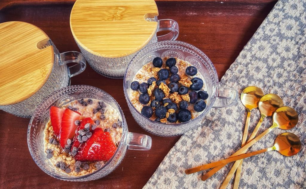 I am loving this vintage-style coffee mug set, with lids and spoons. They are so pretty, but are also perfect for making overnight oats in. And if I am being honest, it is just so much more fun to eat the oats in something pretty - gets my teens on board too! @amazonhome 

 #LTKHome #LTKFamily