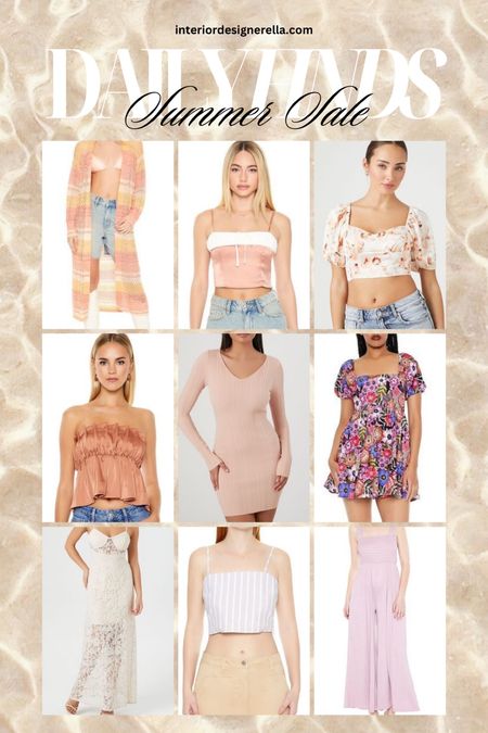 Get up to 50% off on cute summer looks from forever 21 right now! Scroll down to shop! Xo!

#LTKStyleTip #LTKFindsUnder50 #LTKSaleAlert