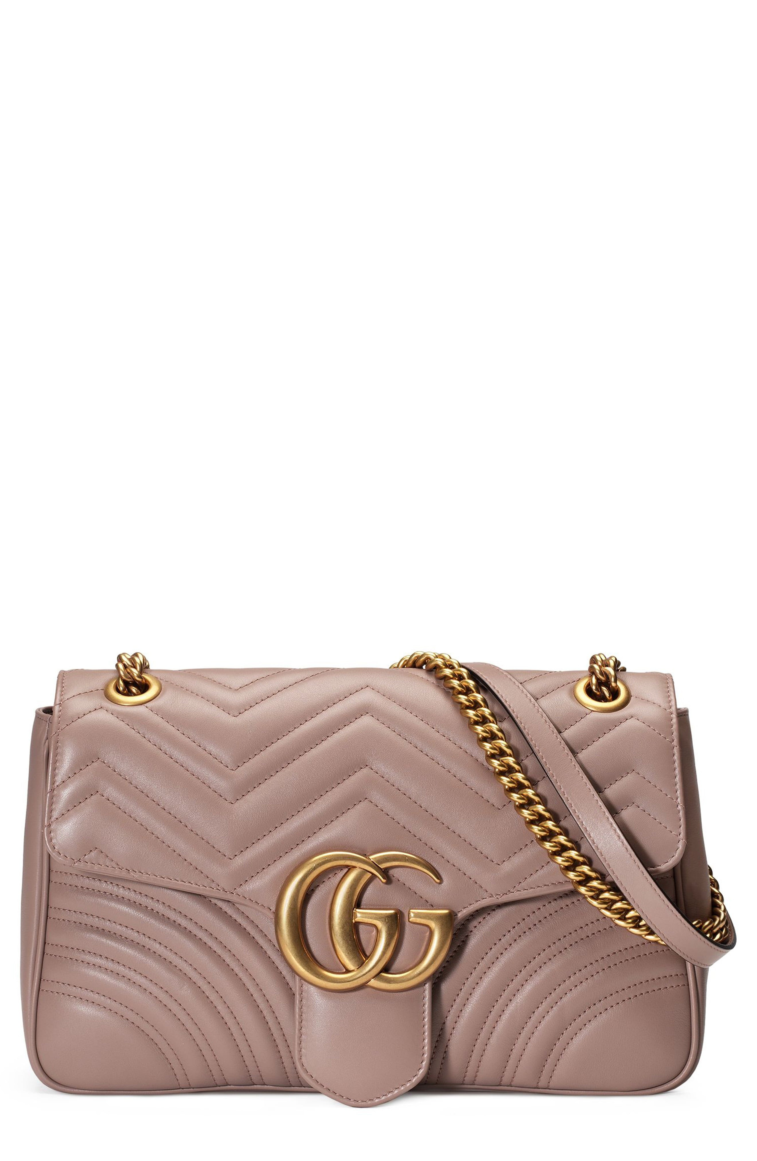 Medium GG Marmont 2.0 Matelassé Leather Shoulder Bag | Nordstrom
