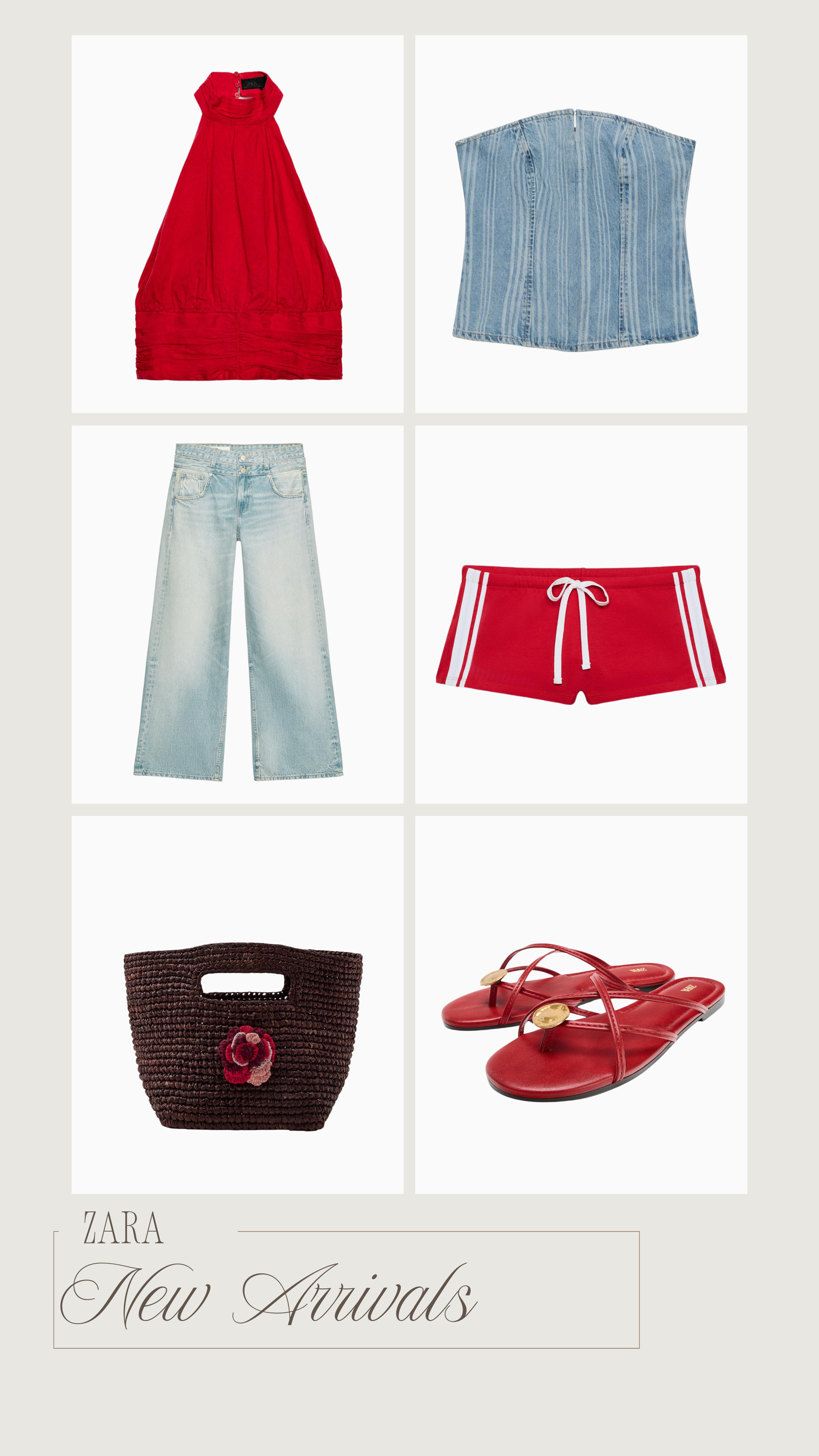 I'm loving these new arrivals from ZARA! These pieces are especially perfect for the fourth coming up!   

 #LTKgrwm #LTKootd