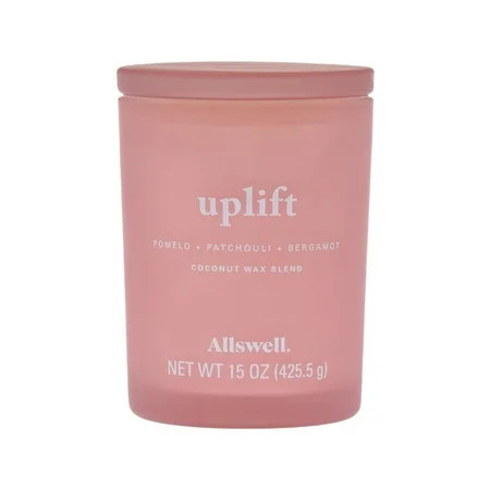 Allswell 15oz Scented 2-Wick Spa Candle - Uplift (Pomelo + Patchouli + Bergamot) | Walmart (US)