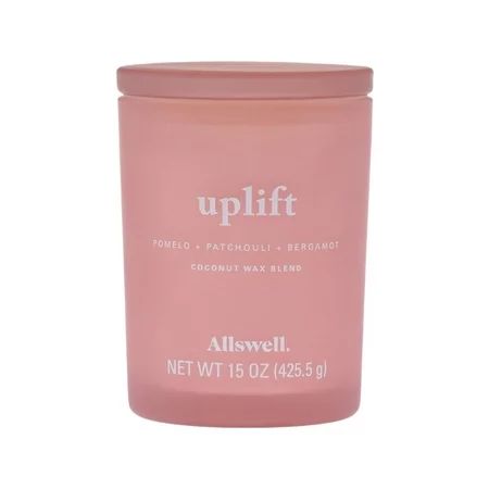 Allswell 15oz Scented 2-Wick Spa Candle - Uplift (Pomelo + Patchouli + Bergamot) | Walmart (US)