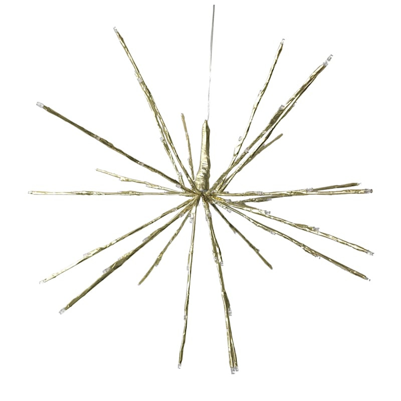 Crosby St LED Gold Starburst, 19.5" | At Home