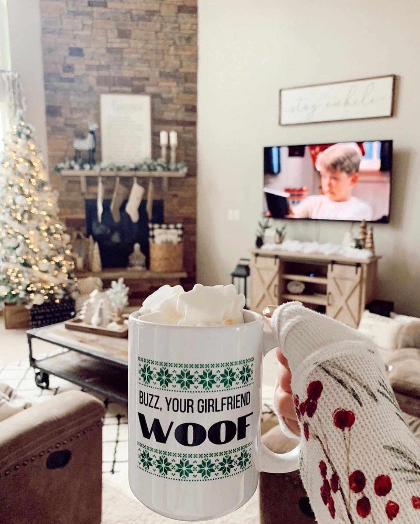 Buzz your girlfriend WOOF! My favorite home alone themed mug for Christmas is on sale!

#christmasmug #christmascoffee #homealone #homealonequotes #homealonemovie #homealonefan

#LTKGiftGuide #LTKCyberWeek #LTKHoliday