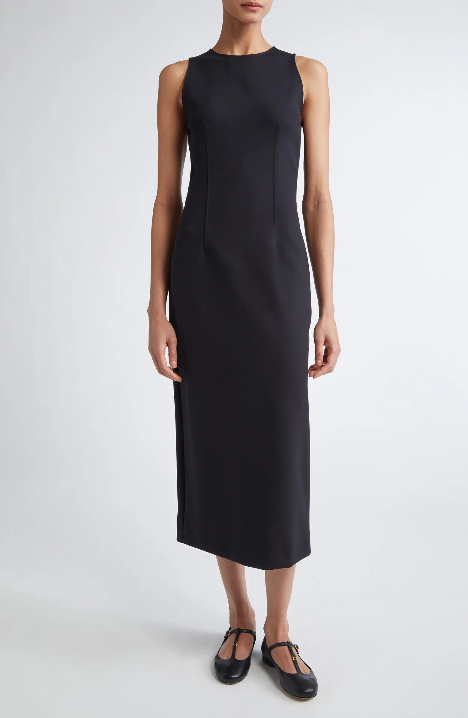 Sevres Sleeveless Jersey Midi Dress | Nordstrom
