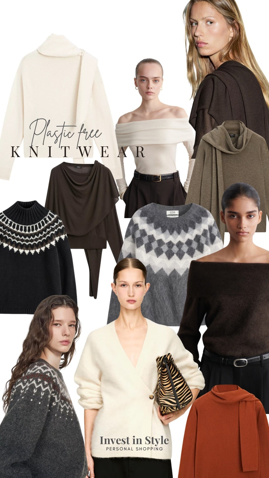 Plastic free knits with a difference for the festive period. 
Great silhouettes , details, luxe yarns 

Cos 
Massimo dutti
Arket 
Cashmere 
Merino wool
Silk 


#LTKdatenight #LTKfestive #LTKstyletip