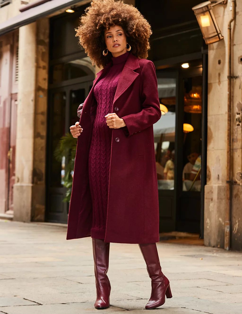 Wool Rich Longline Tailored Coat | Marks & Spencer (UK)