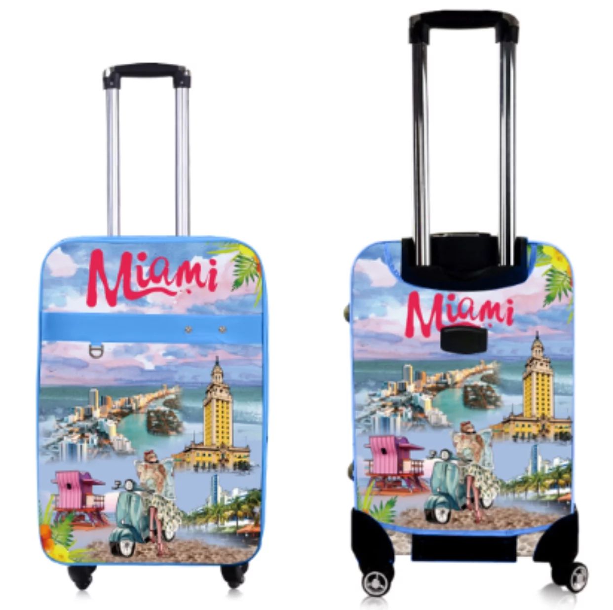 OH Fashion Travel Luggage Miami Spinner Suitcase Lightweight 25-INCHES with Lock OH Fashion Trave... | Walmart (US)