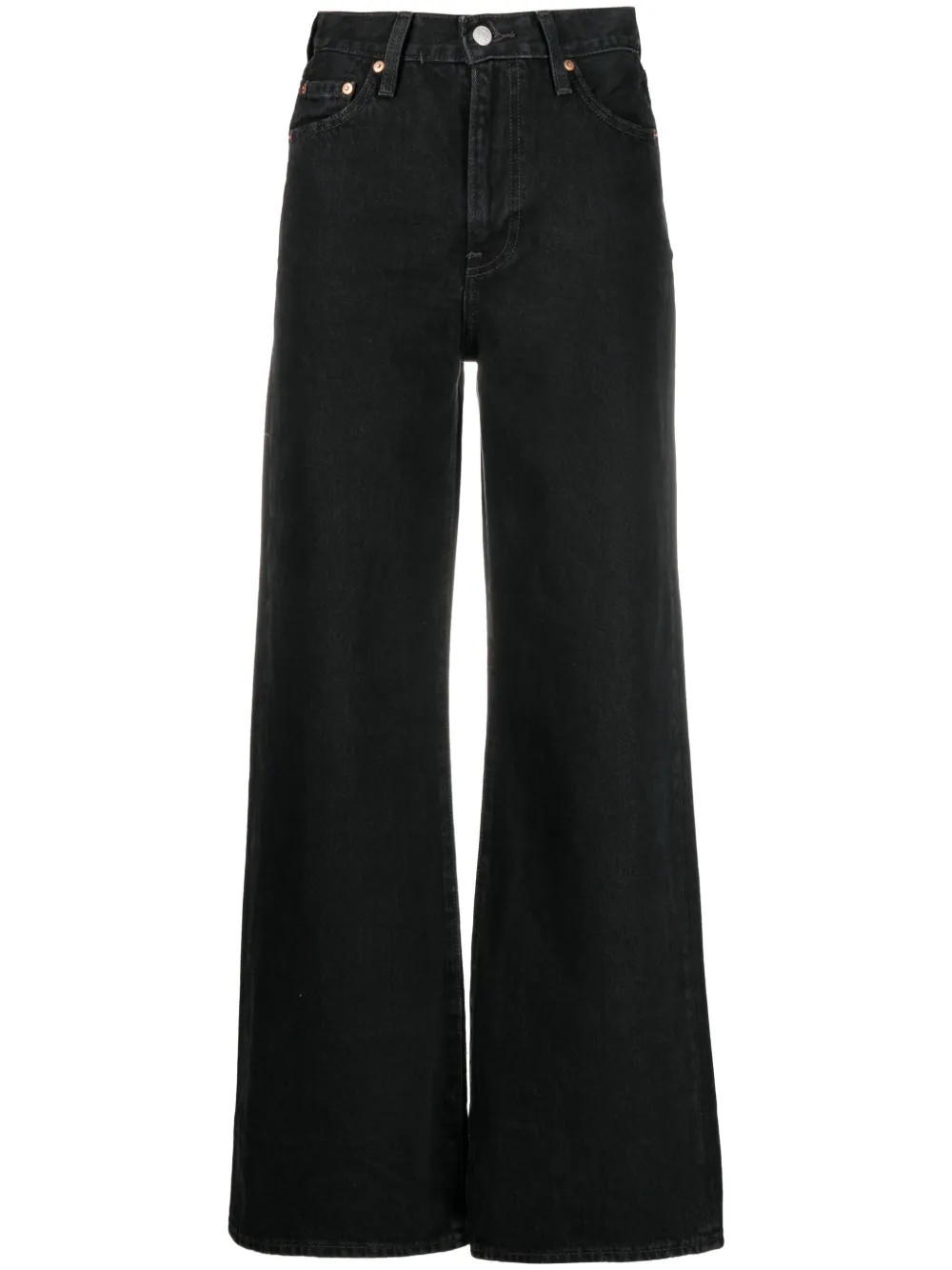 Ribcage high-waisted wide-leg jeans | Farfetch Global