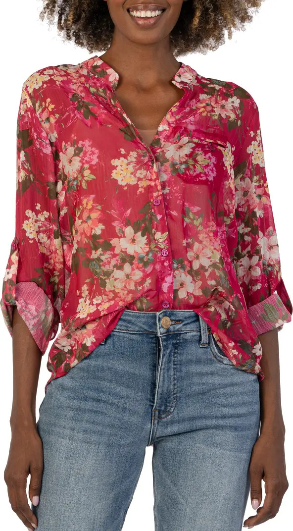 Jasmine Chiffon Button-Up Shirt | Nordstrom