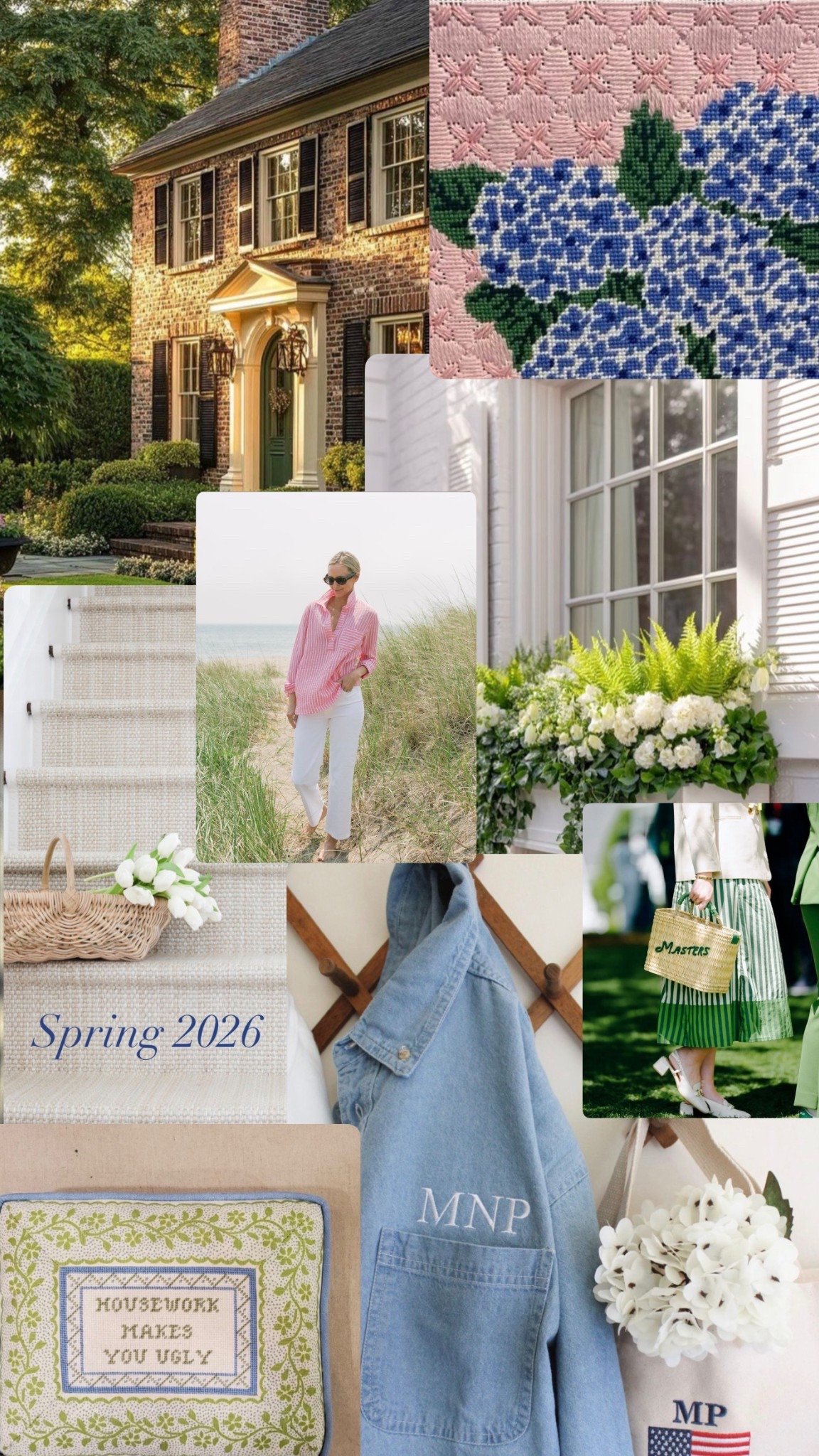 Spent some time this weekend on my Spring 2026 mood board 🍋🌸🤍 