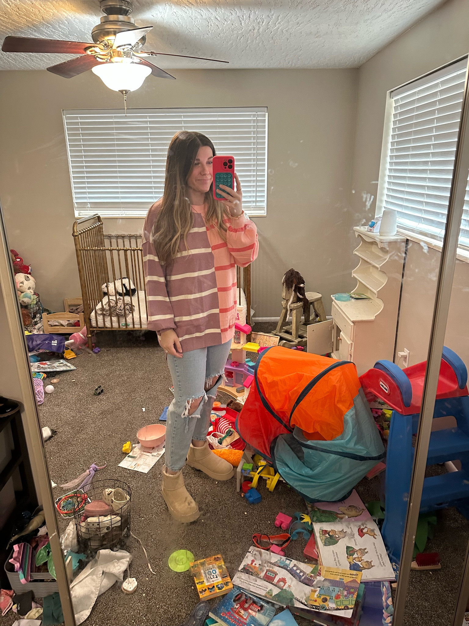 This sweater is SO good!!! Tons of color options & on sale for $43! Slit on the side & balloon sleeves. Bonus- covers your butt🫶🏼 

#LTKsalealert #LTKfindsunder50 #LTKSeasonal