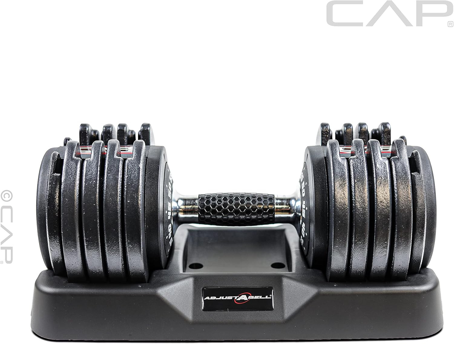 CAP Barbell ADJUSTABELL Adjustable Dumbbell with Contoured Full Rotation Handle | Amazon (US)