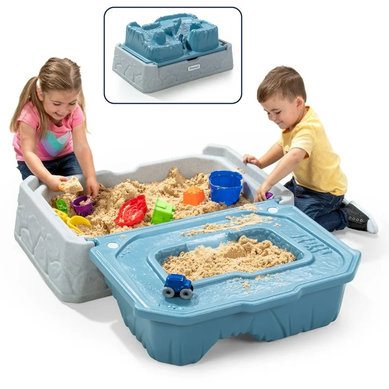 Simplay3 Blue Mountain Off-Road Adventure Sandbox with Cover and 2 Cars for Kids | Walmart (US)