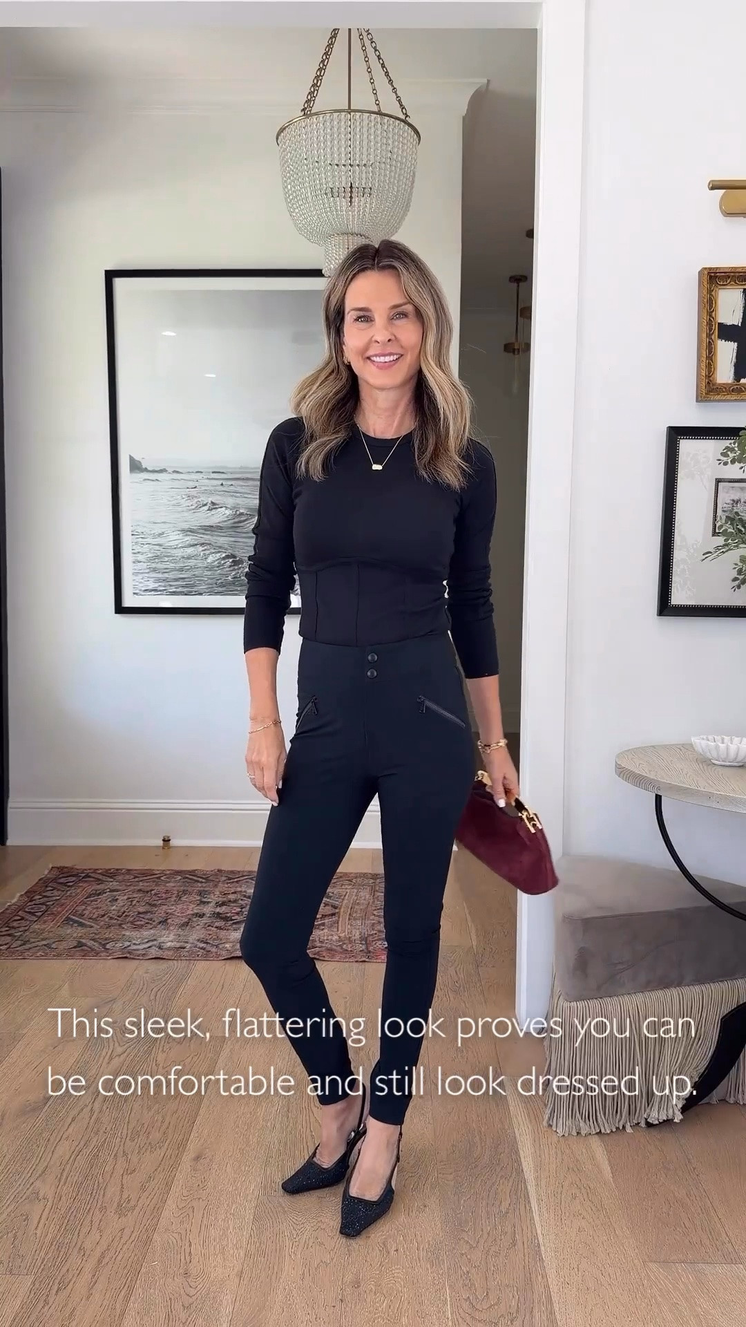I’m 5’6’’
-wearing size XS in the top
-Geneva pant TTS