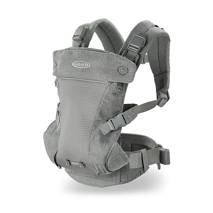 Graco Cradle Me 4 in 1 Baby Carrier | Includes Newborn Mode with No Insert Needed, Mineral Gray | Amazon (US)