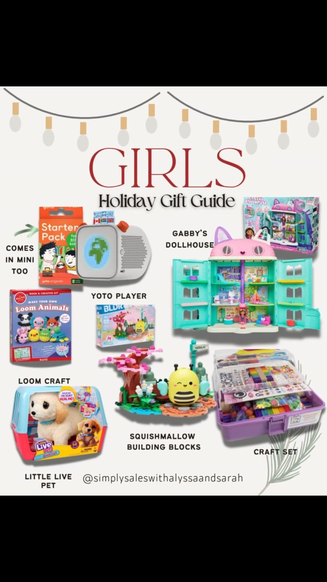 Our Girls Holiday Gift Guide is live! 🎀 From creative crafts to pretend play, these are gifts that truly get daily use around here. We love our Yotos — they’ve become part of our everyday routine for screen-free fun (and I linked a few extra accessories and cards too!). Gabby’s Dollhouse is always a hit, and the craft kits make perfect picks for creative little hands. The Little Live Pet and Squishmallow building blocks add just the right mix of cozy and cute. 💕

#LTKKids #LTKHoliday #LTKGiftGuide