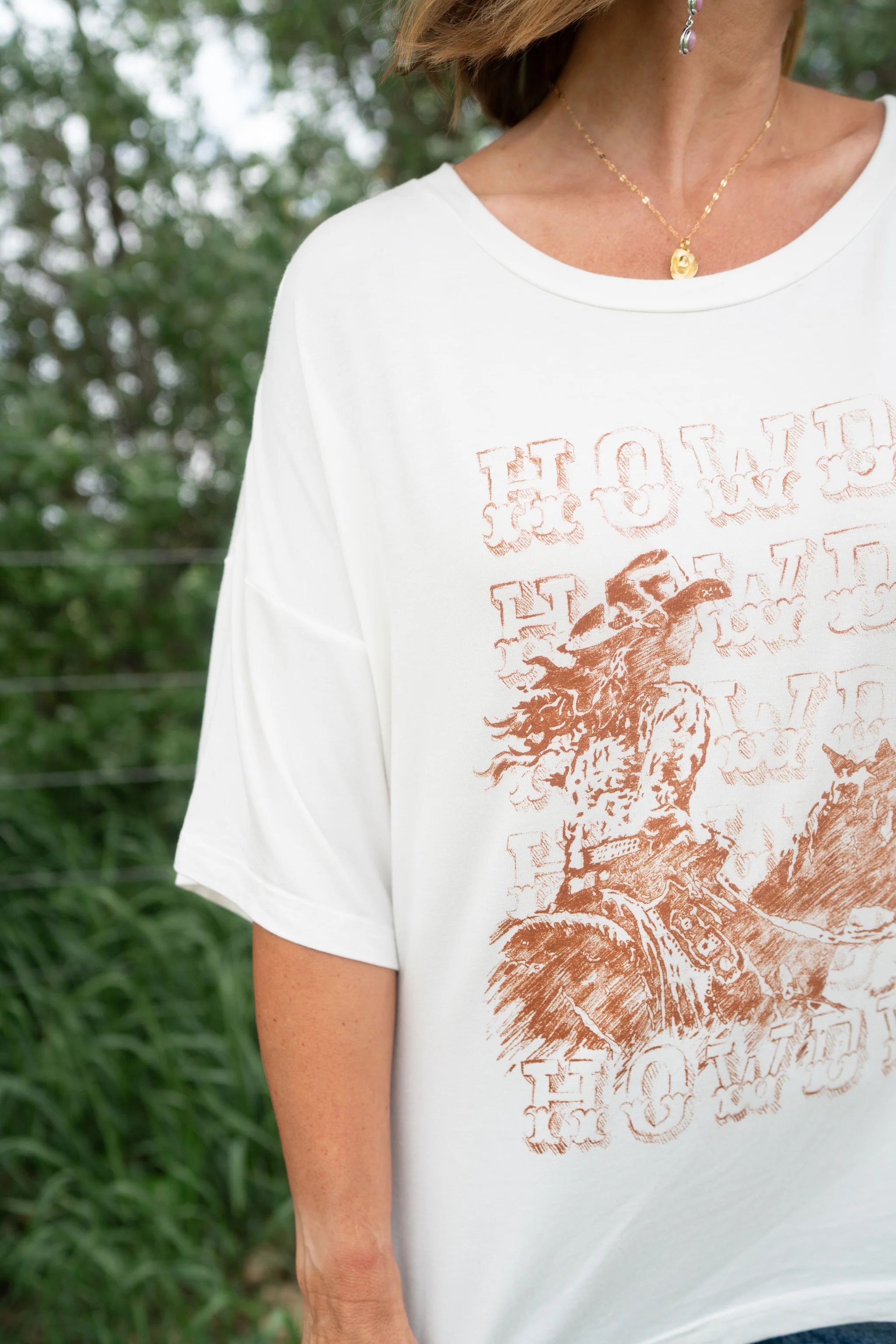 Runaway Cowgirl T-Shirt | Goldie Lew Jewelry