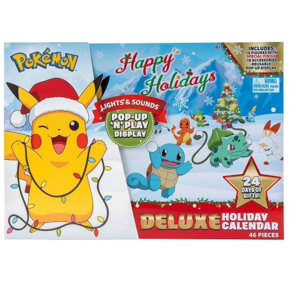 Pokemon - Battle Figure Multipack (Deluxe Holiday Calendar 2021) | Target