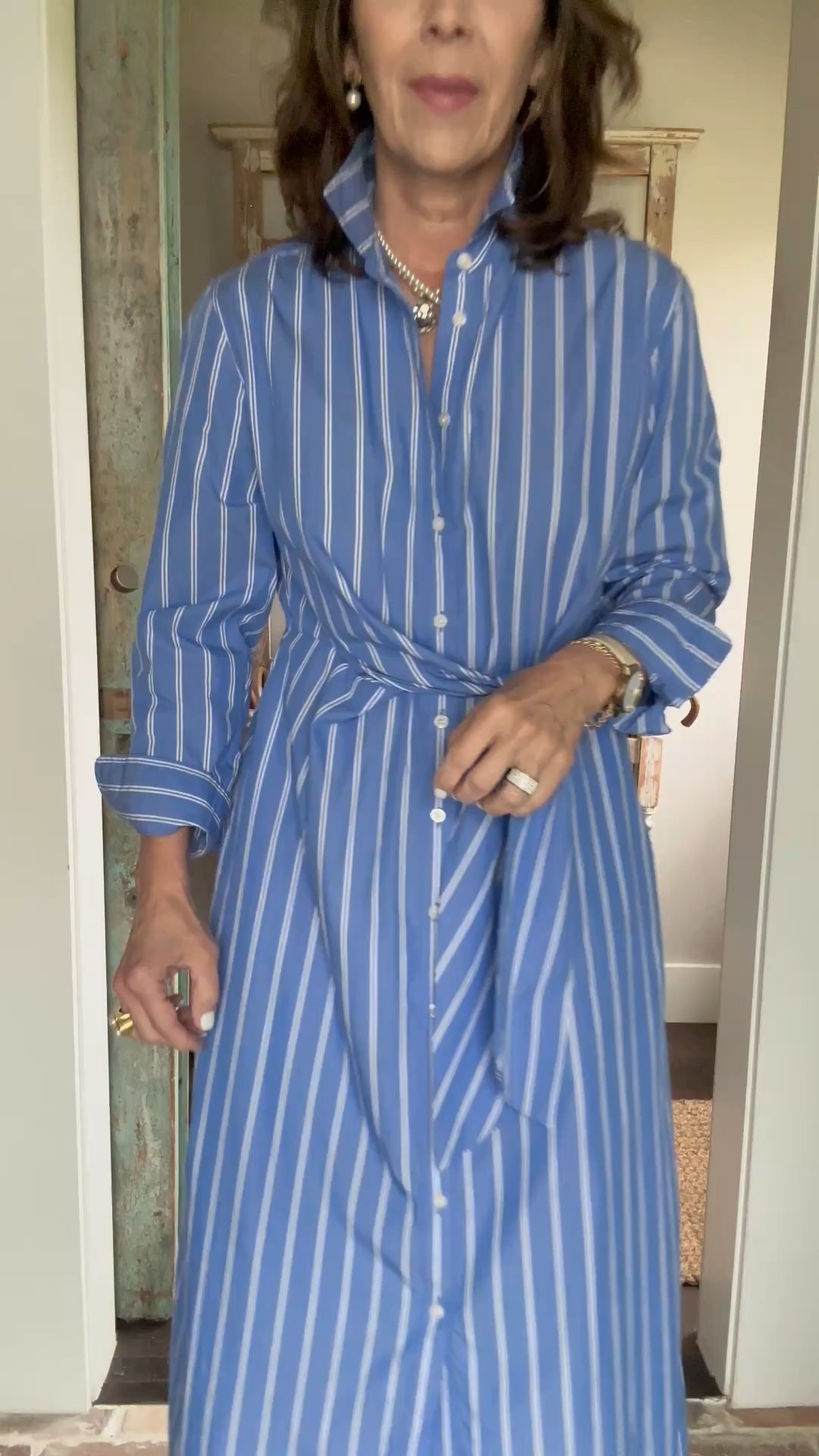 I am loving this cute shirt dress with wrap tie front!

It is so comfortable and can be dressed up or down. 

Pair it with heels for a dressy look or sandals and tennis shoes for a more casual style. 

It has pockets, runs true to size and comes in another color/pattern.

#LTKFindsUnder50 #LTKOver40 #LTKWorkwear