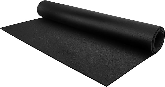 Flooring Inc's 1/4" Thick Tough Rubber Flooring Roll | Flexible Recycled Rubber Floor Mats for Ho... | Amazon (US)