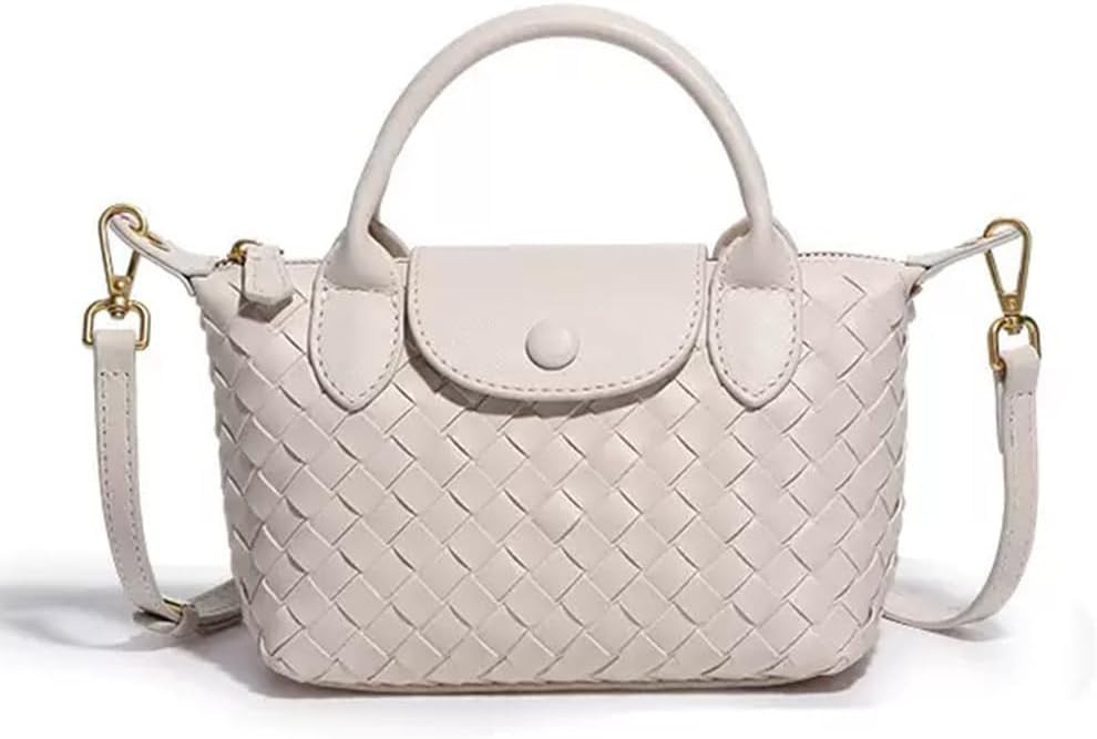 Small Woven Crossbody Bags Purse for Women Trendy Leather Dumpling Lightweight Mini Handbag | Sma... | Amazon (US)