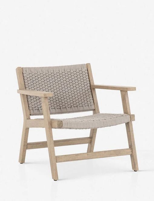 Ylva Indoor / Outdoor Accent Chair, Natural | Lulu and Georgia 