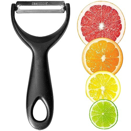 A Bar Above Stainless-Steel Citrus Peeler, Premium Fruit Peeler for Oranges, Lemons, and Limes, Bartender Garnish Tool for Cocktails, Professional Grade Zester, Durable Bar Tool for Home and Bar Use | Amazon (US)