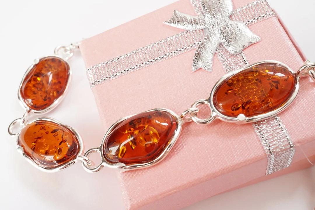 Large Amber Bracelet, Baltic Amber Bracelet, Natural Amber Bracelet, Statement Bracelet, Amber Je... | Etsy (US)