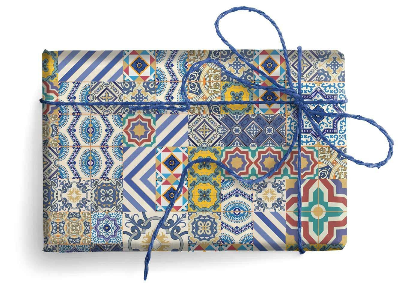 Mosaic Italian Wrapping Paper, Folded | Amazon (US)
