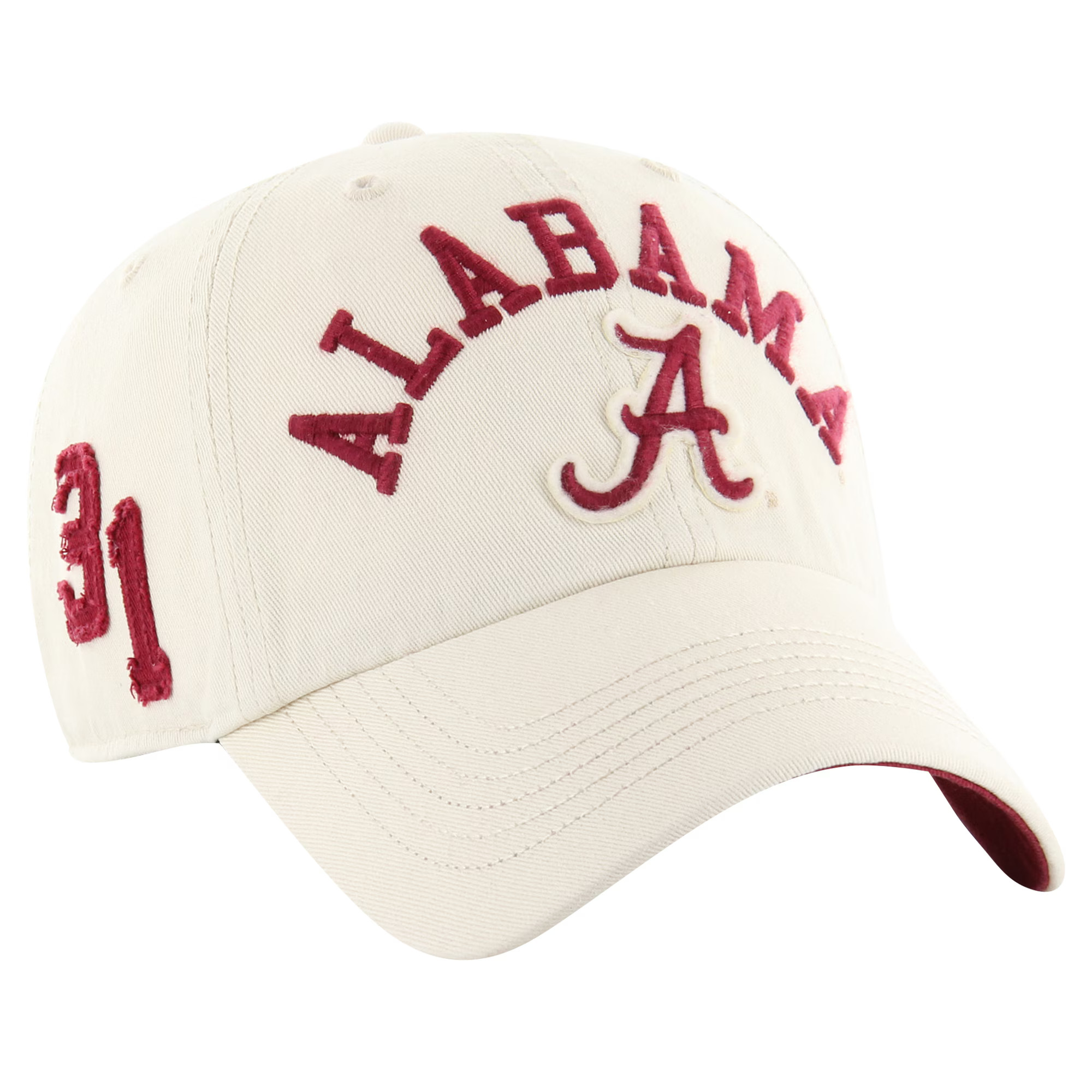 Alabama Crimson Tide '47 Clubhouse Faber Clean Up Adjustable Hat - Khaki | Fanatics