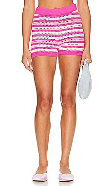 Lovers and Friends Lucia Short in Pink & Blue Multi from Revolve.com | Revolve Clothing (Global)