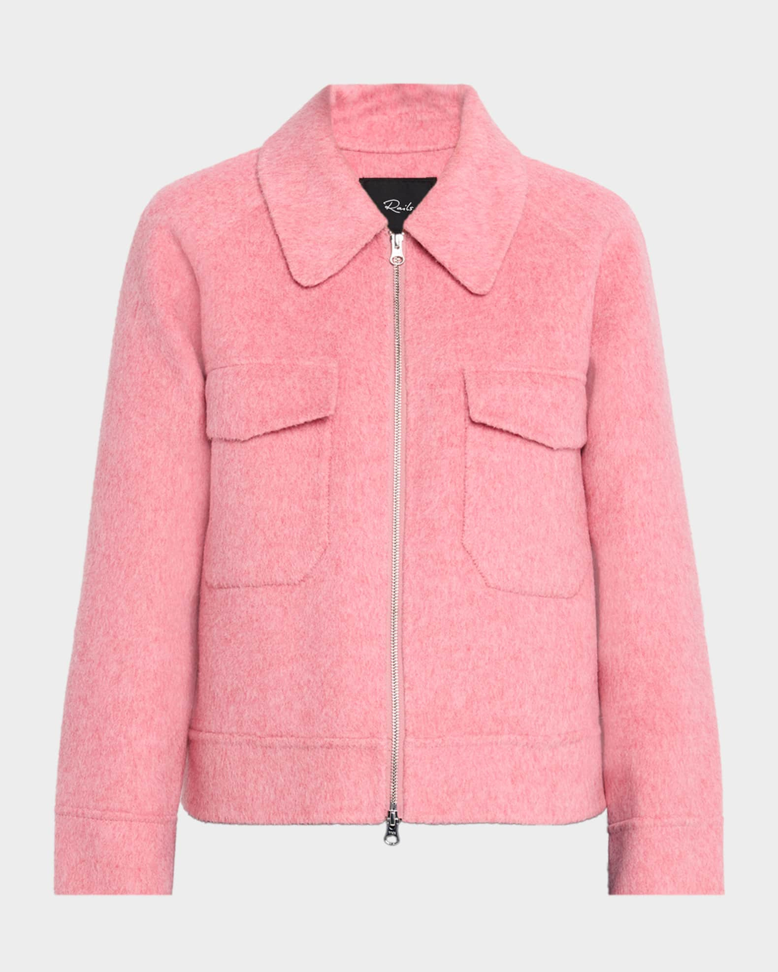Rails Cheyenne Zip Wool Jacket | Neiman Marcus