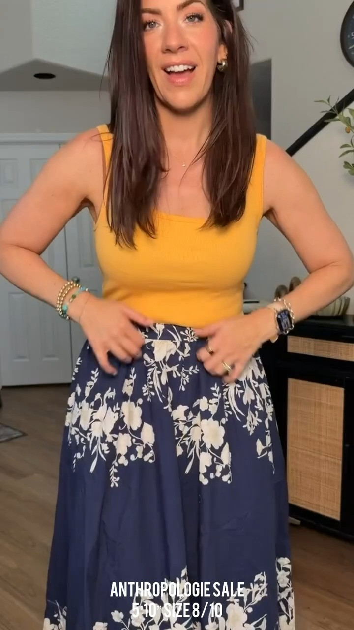 Use code MEGHAN20
In a medium tank and medium skirt Anthro sale, floral skirt, midi skirt, workwear, midsize spring to summer style, casual outfit, spring outfits, summer outfits, everyday outfit, mom outfit

#LTKMidsize #LTKSaleAlert #LTKSeasonal