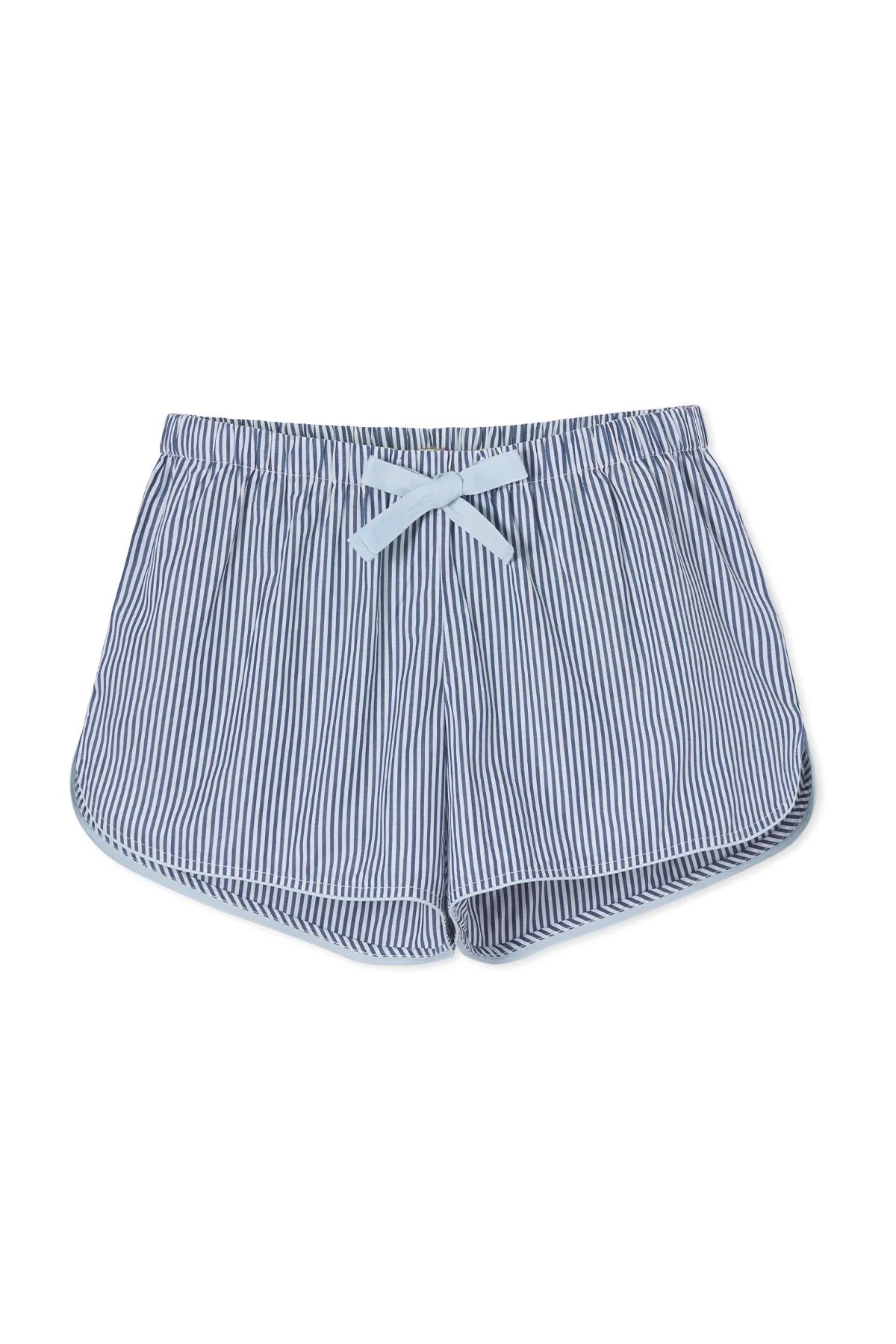 Boxer in Navy Stripe | LAKE Pajamas