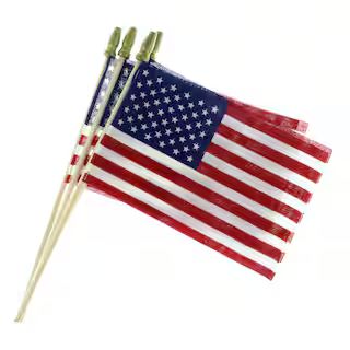 Valley Forge® Small American Flags, 4-Pack | Michaels Stores