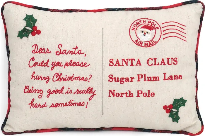 Dear Santa Accent Pillow | Nordstrom