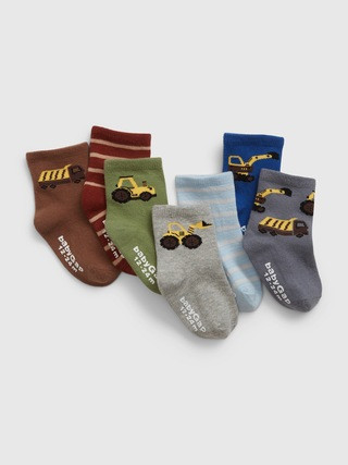 Toddler Print Crew Socks (7-Pack) | Gap (US)