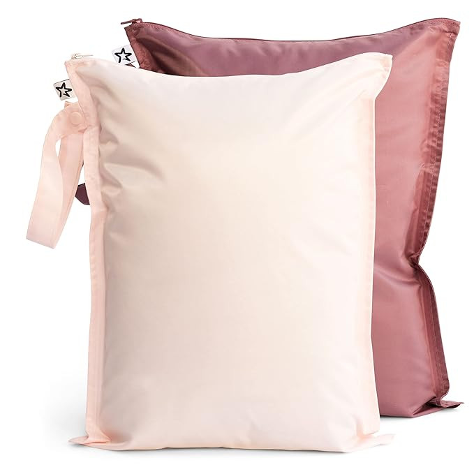 Tiny Twinkle Mess-proof Wet Bags 2 Pack Waterproof and Washable Bag for Travel storage, Stroller,... | Amazon (US)