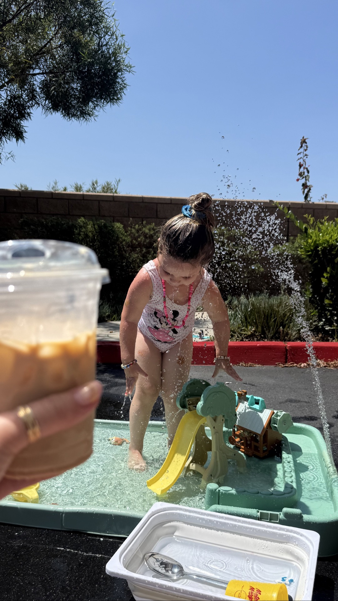 The most fun water table- all of the neighbors have been coming over to play with this! The sprinkler height is adjustable from very little water to a huge sprinkler which has been such a hit with all the kids from ages 2-8!

#LTKmomlife #LTKKids #LTKdayinmylife