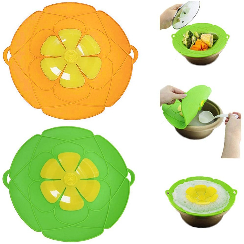 Vivecomb Spill Stopper Lid Cover, Boil Over Guard Lid, Silicone Boil Over Safeguard Anti Spill Li... | Walmart (US)