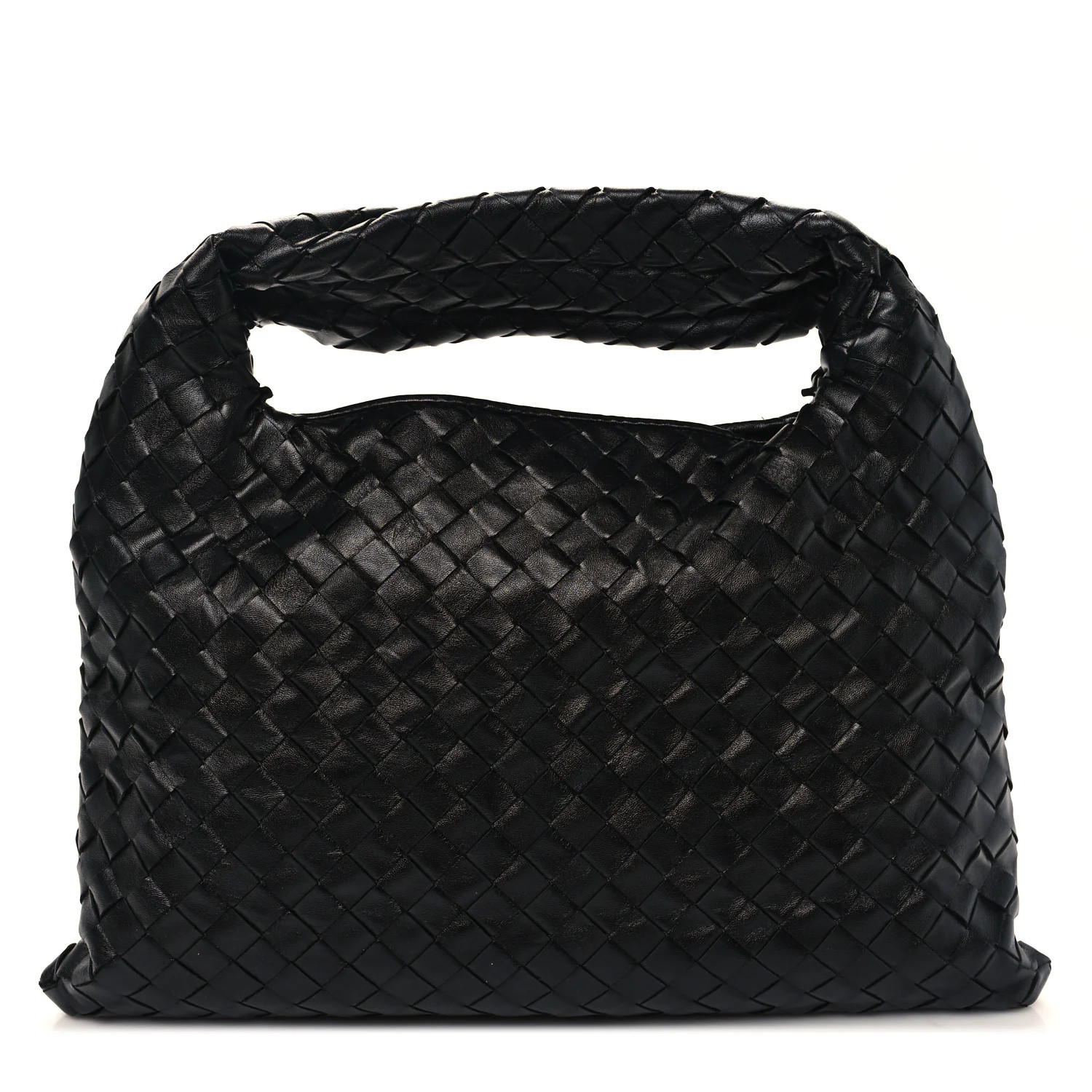 Calfskin Intrecciato Small Hop Black | FASHIONPHILE (US)