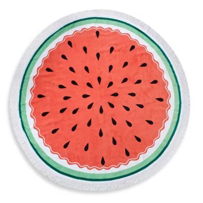 Watermelon Round Beach Towel | Bed Bath & Beyond