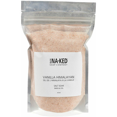 Buck Naked Soap Company Fine Himalayan Salt Bath Soak Vanilla | Well.ca