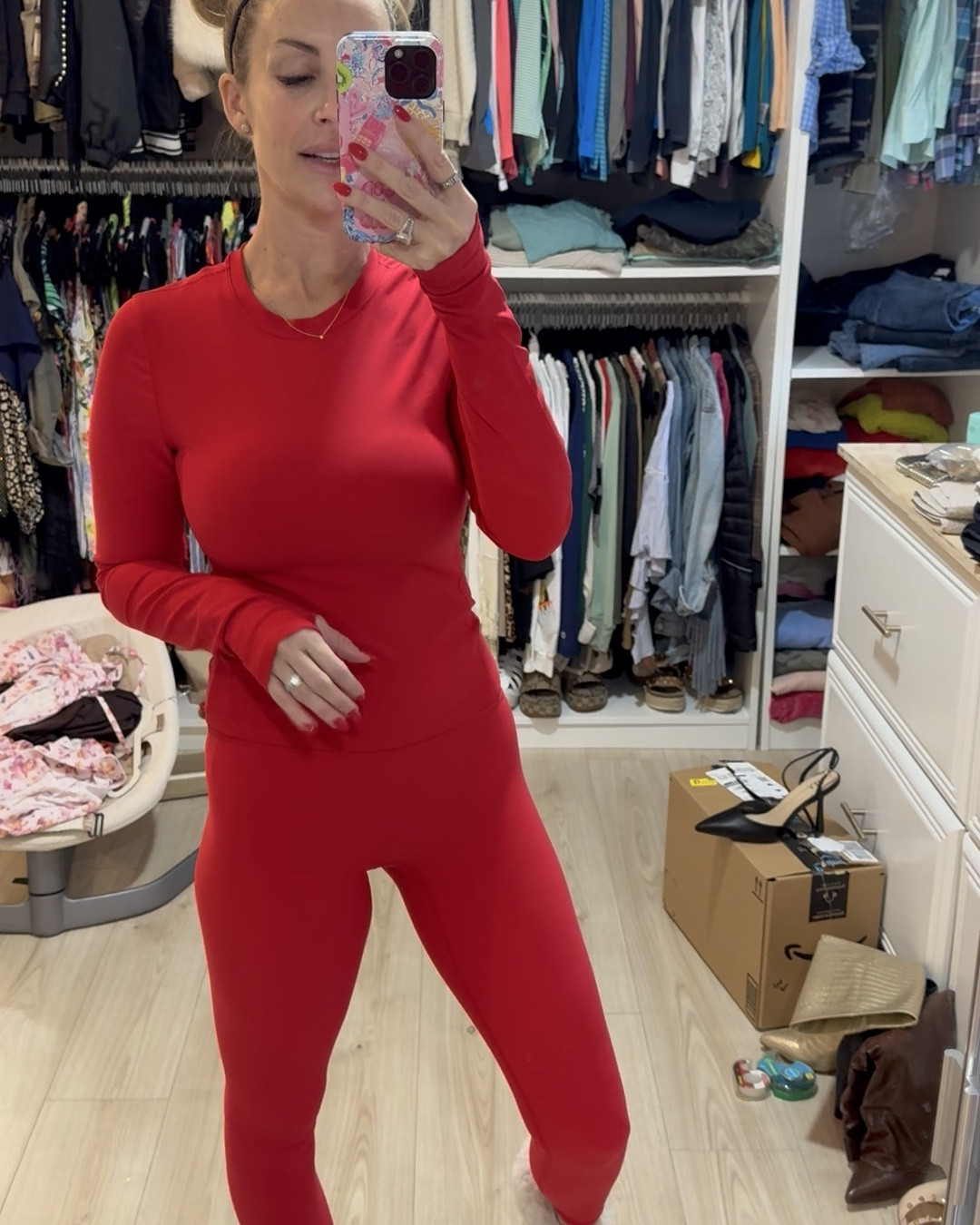 50% off 🚨 SALE. Wearing petite XS in bottom and small in top  

#LTKmomlife #LTKfitnessgoals #LTKHoliday